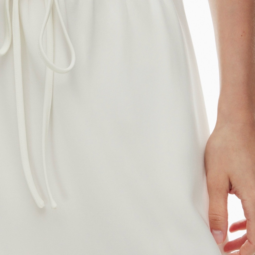 Babaton White A-Line Skirt